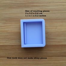 Load image into Gallery viewer, 3&quot; Nerdy Glasses &amp; 1&quot; Book Silicone Mold