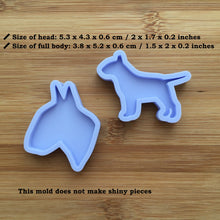 Load image into Gallery viewer, Bull Terrier Silicone Mold