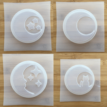 Load image into Gallery viewer, 7 oz Crescent Moon Bath Bomb Plastic Mold