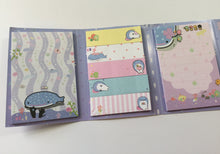 Load image into Gallery viewer, Jinbesan Sticky Notes Booklet - 4 different style to choose from - Kawaii Whale Stationery