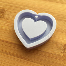 Load image into Gallery viewer, 2&quot; Hollow Heart Silicone Mold