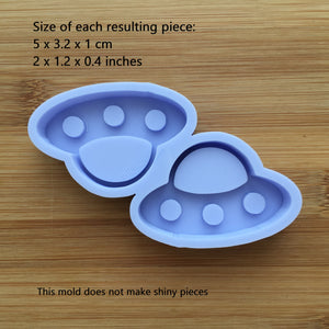 2" Kawaii Spaceship Silicone Mold