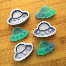 Load image into Gallery viewer, 2&quot; Kawaii Spaceship Silicone Mold