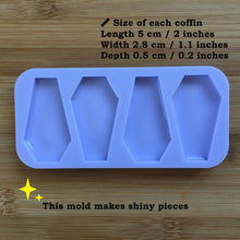 Load image into Gallery viewer, 2&quot; Coffin Silicone Mold