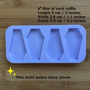 2" Coffin Silicone Mold