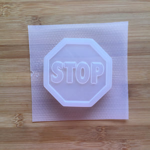 3" Stop Sign Bath Bomb Plastic Mold