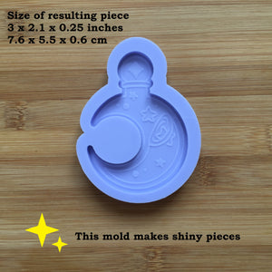 3" Celestial Potions Silicone Mold / Apothecary jars