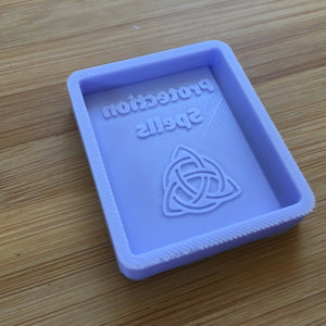 2" Protection Spell book Silicone Mold