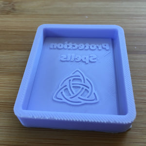 2" Protection Spell book Silicone Mold