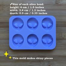Load image into Gallery viewer, 1.5&quot; Alien Head Silicone Mold