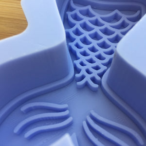 4 oz Mermaid Tail Silicone Mold