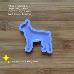 2" Boston Terrier Silicone Mold