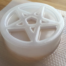 Load image into Gallery viewer, 3.8 oz Pentacle Circle Plastic Mold