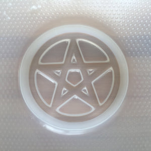 3.8 oz Pentacle Circle Plastic Mold
