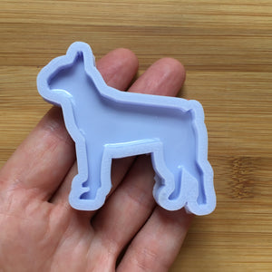 2" Boston Terrier Silicone Mold