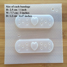 Load image into Gallery viewer, Life-size Heart Bandage Plastic Mold