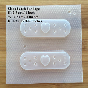 Life-size Heart Bandage Plastic Mold