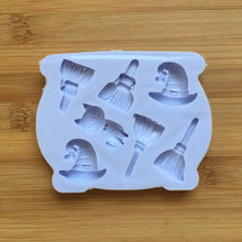 Load image into Gallery viewer, Witchy Things Silicone Mold, Food Safe Silicone Rubber Mould