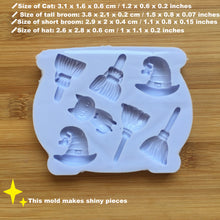 Load image into Gallery viewer, Witchy Things Silicone Mold, Food Safe Silicone Rubber Mould