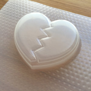 Broken Heart Plastic Mold