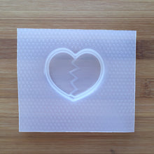 Load image into Gallery viewer, Broken Heart Plastic Mold
