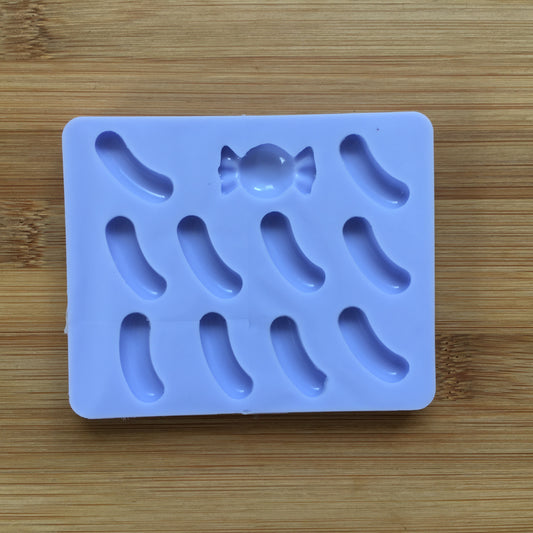 1 inch Jelly Bean Silicone Mold