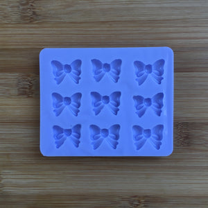 22mm Bows Silicone Mold, Food Safe Silicone Rubber Mould