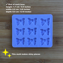 Load image into Gallery viewer, 22mm Bows Silicone Mold, Food Safe Silicone Rubber Mould