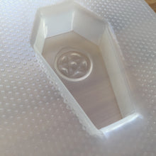Load image into Gallery viewer, 2.3 oz Pentagram Coffin Plastic Mold