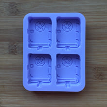 Load image into Gallery viewer, 1.6&quot; Spell book Silicone Mold, Food Safe Silicone Rubber Mould