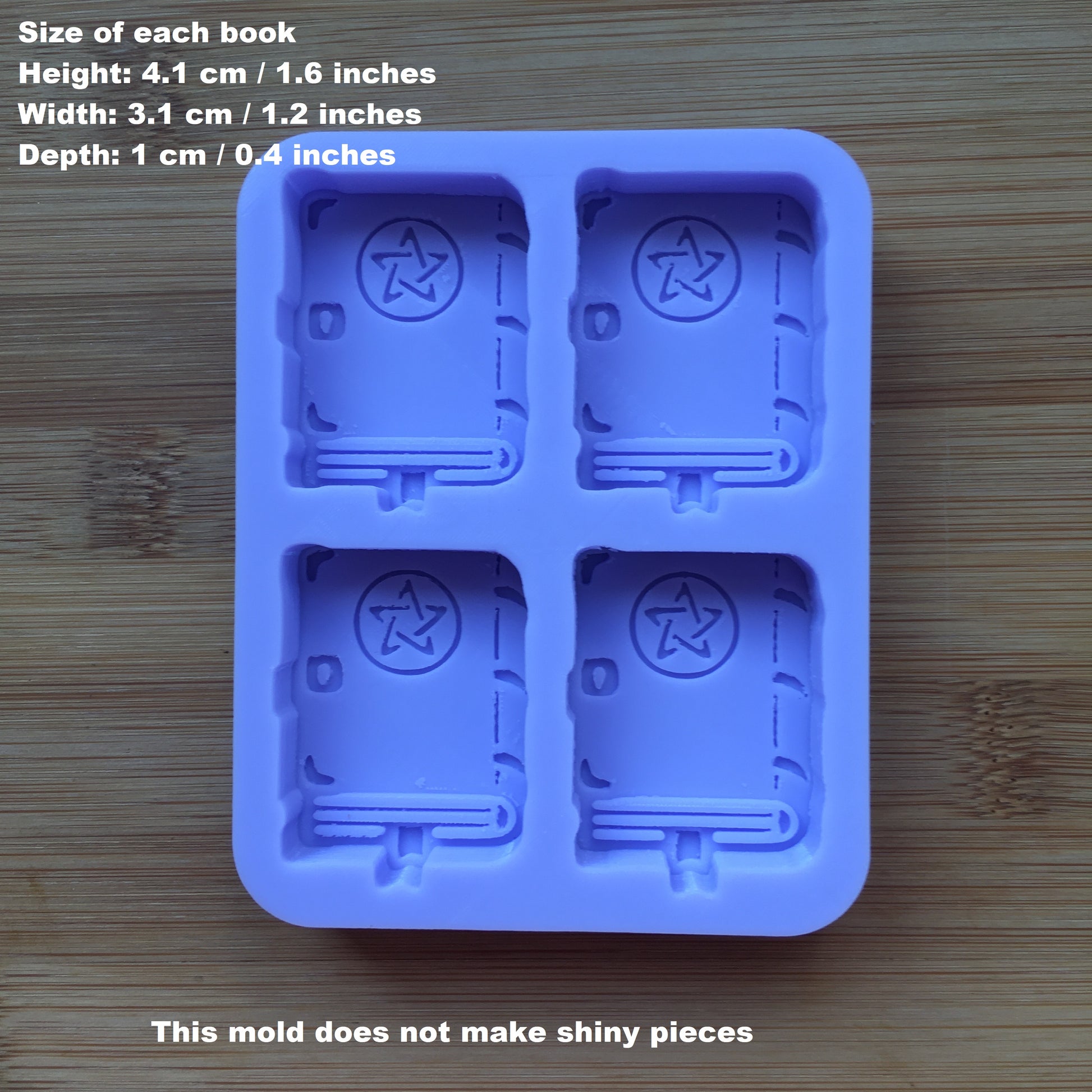 Spell book Silicone Mold - The Crafts and Glitter Shop