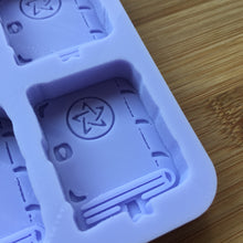 Load image into Gallery viewer, 1.6&quot; Spell book Silicone Mold, Food Safe Silicone Rubber Mould
