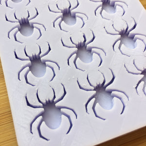 1cm or 2cm Spider Silicone Mold, Food Safe Silicone Rubber Mould