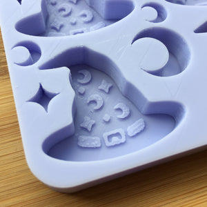 Wizard Hat Silicone Mold, Food Safe Silicone Rubber Mould