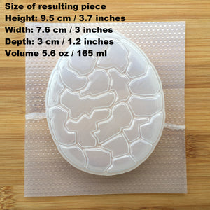 5.6 oz Dragon Egg Plastic Mold