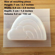 Load image into Gallery viewer, 5.2 oz Rainbow Plastic Mold