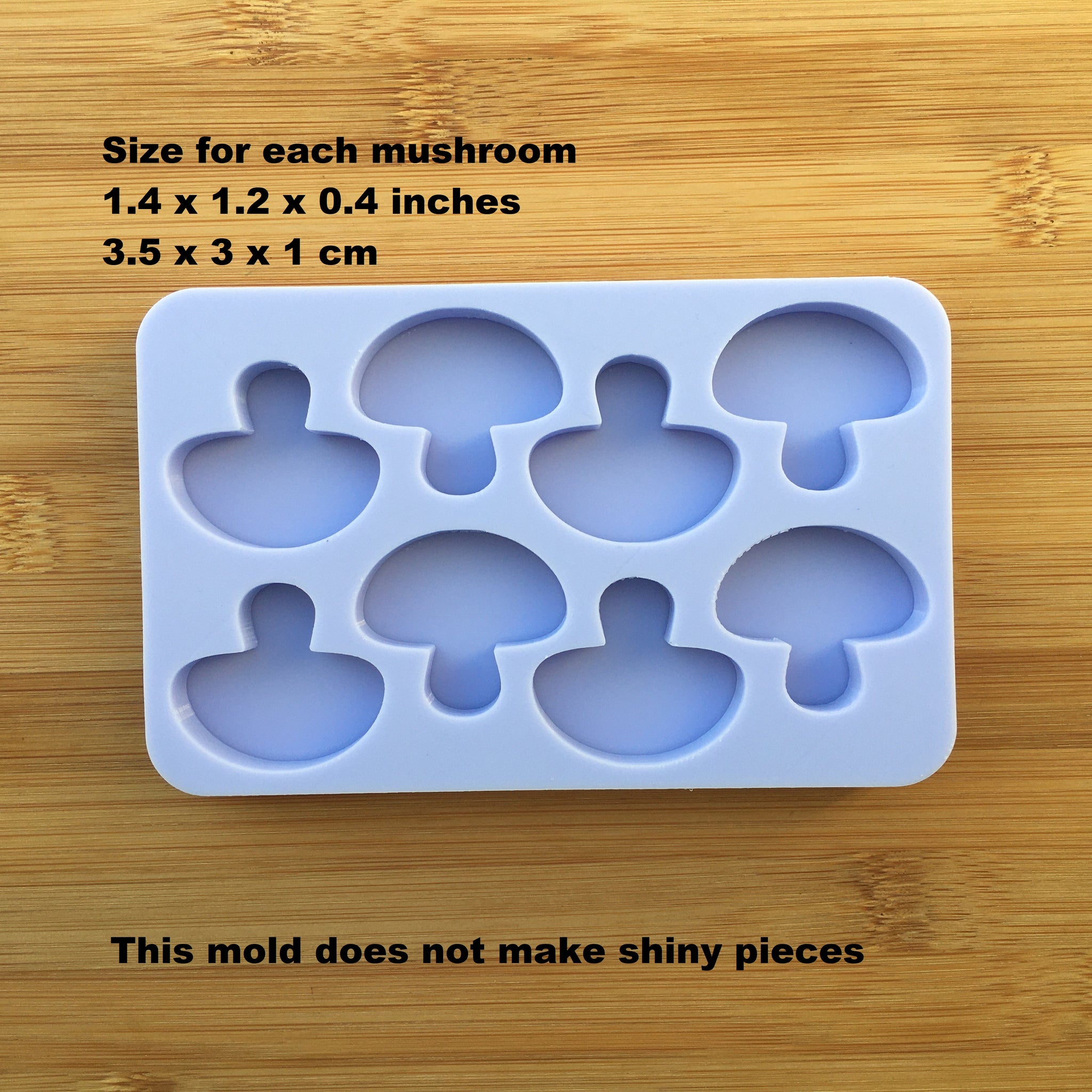 1.4 Mushroom Silicone Mold, Food Safe Silicone Rubber Mould – The Crafts  and Glitter Shop