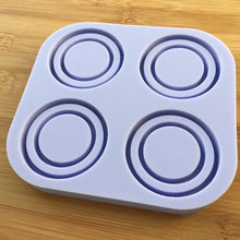 Load image into Gallery viewer, 2&quot; Circle Double Shaker Silicone Mold, Food Safe Silicone Rubber Mould