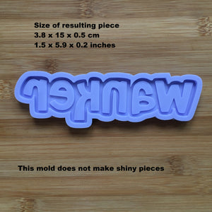 Swear Words Silicone Mold, Food Safe Silicone Rubber Mould