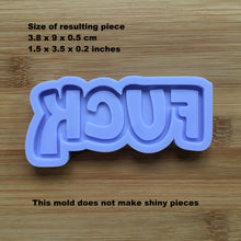 Load image into Gallery viewer, Swear Words Silicone Mold, Food Safe Silicone Rubber Mould