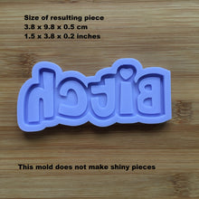 Load image into Gallery viewer, Swear Words Silicone Mold, Food Safe Silicone Rubber Mould