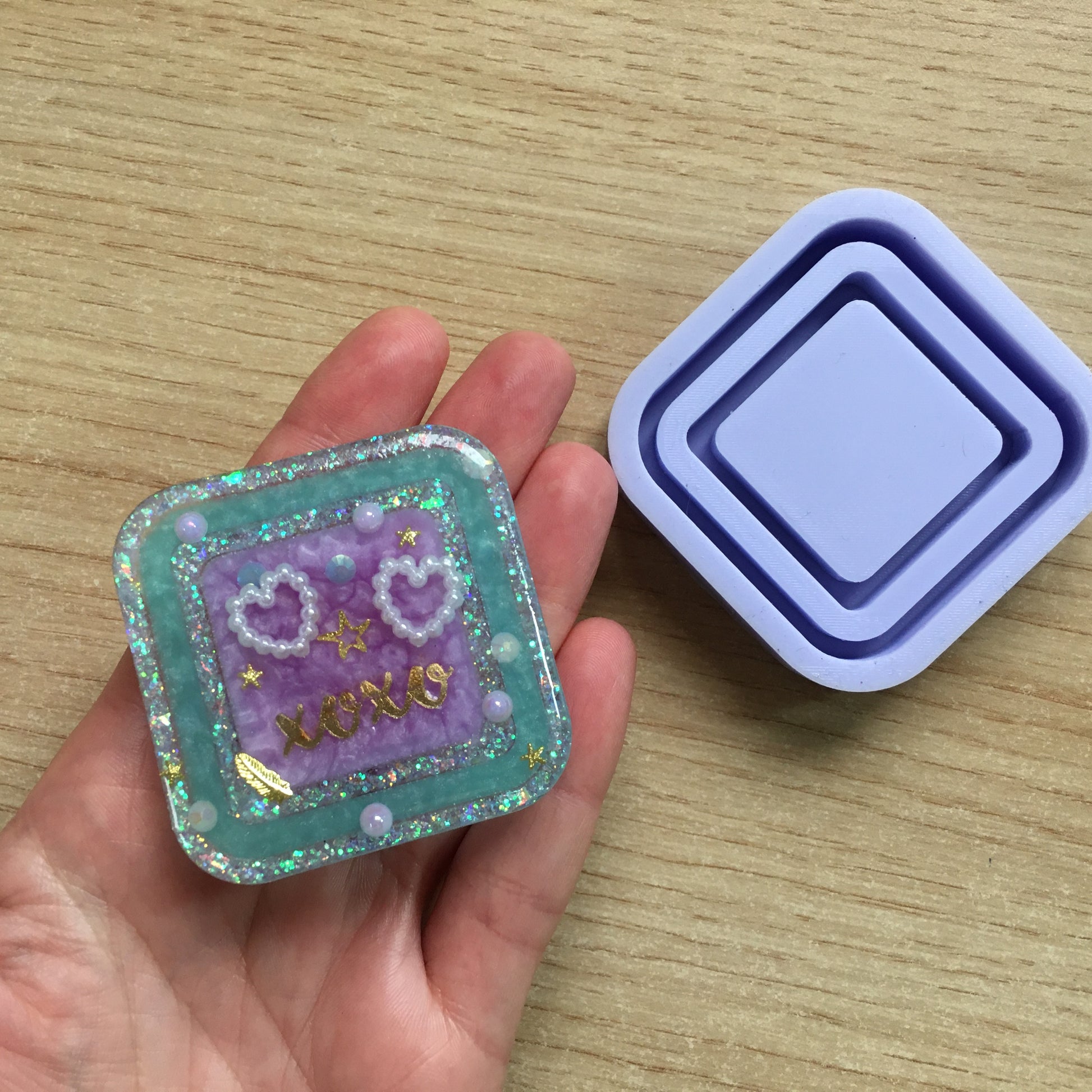 Square Silicone Mold - The Crafts and Glitter Shop