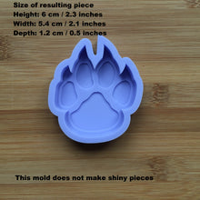 Load image into Gallery viewer, 6cm / 2.3&quot; Bear Claw / Paw Silicone Mold, Food Safe Silicone Rubber Mould