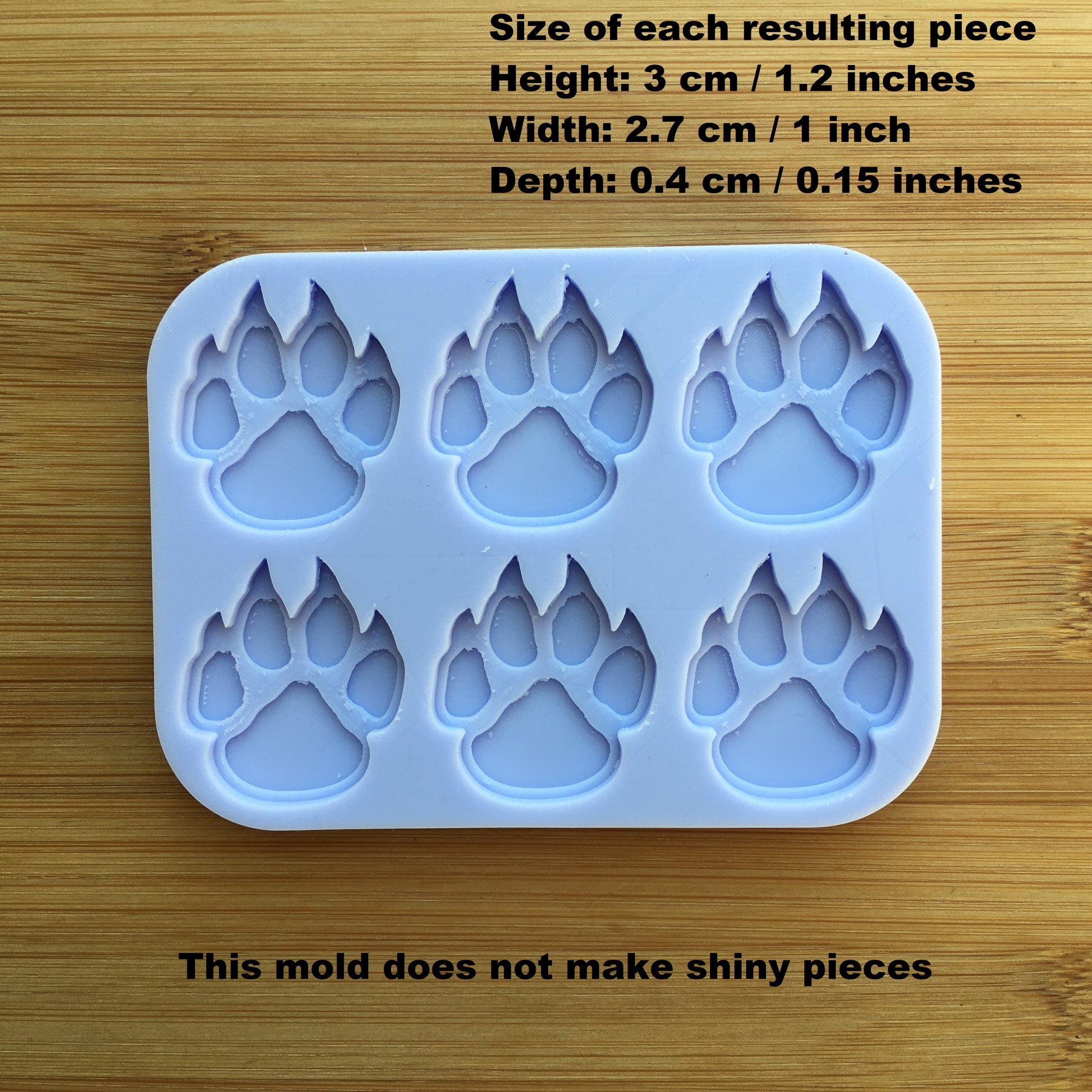 Bear Claw Silicone Mold - The Crafts and Glitter Shop