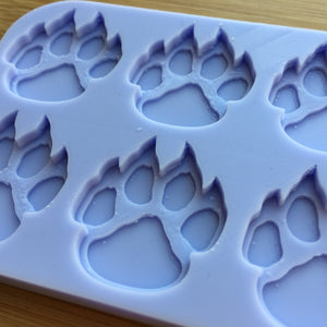 1.2" Bear Claw Silicone Mold, Food Safe Silicone Rubber Mould