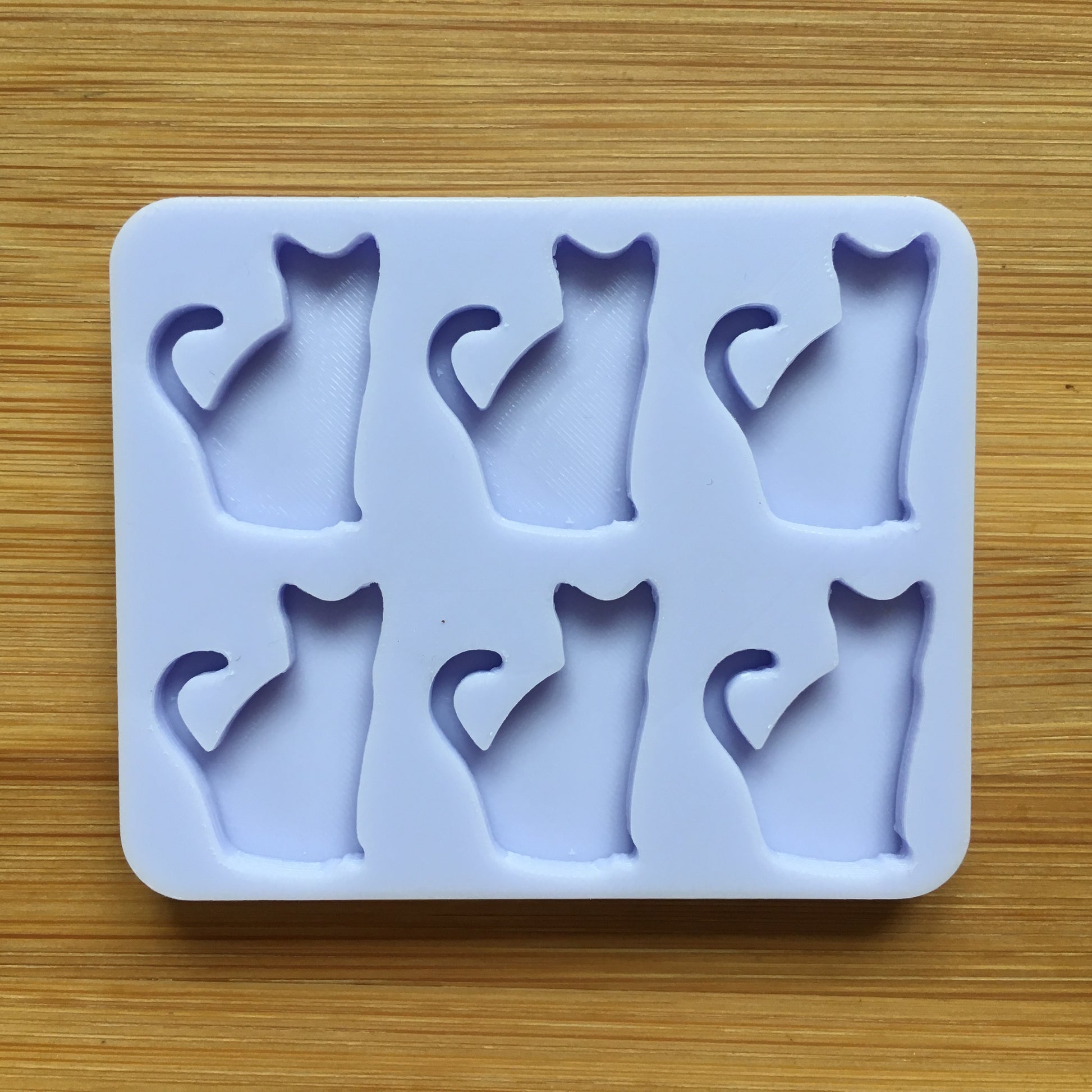 1cm or 2cm Cat Silicone Mold, Food Safe Silicone Rubber Mould - The Crafts and Glitter Shop
