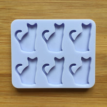 Load image into Gallery viewer, 1cm or 2cm Cat Silicone Mold, Food Safe Silicone Rubber Mould