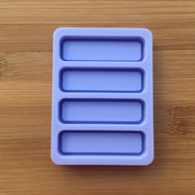 Load image into Gallery viewer, 2&quot; Blank Name Badge Silicone Mold, Food Safe Silicone Rubber Mould