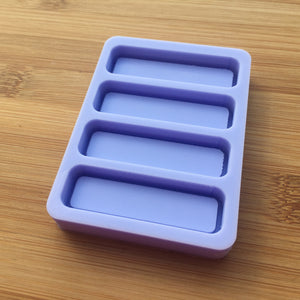 2" Blank Name Badge Silicone Mold, Food Safe Silicone Rubber Mould
