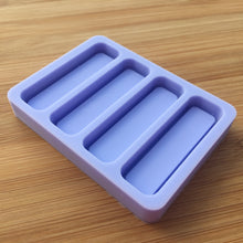 Load image into Gallery viewer, 2&quot; Blank Name Badge Silicone Mold, Food Safe Silicone Rubber Mould